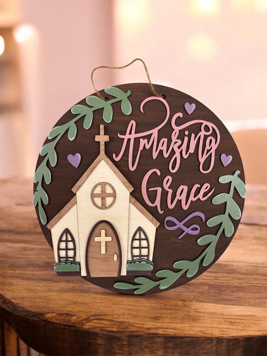 Hanging Wood Sign
