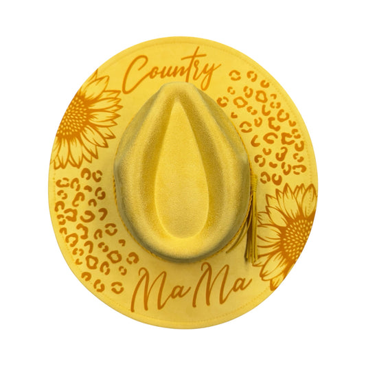 Wide Brim Hat - Country Mama