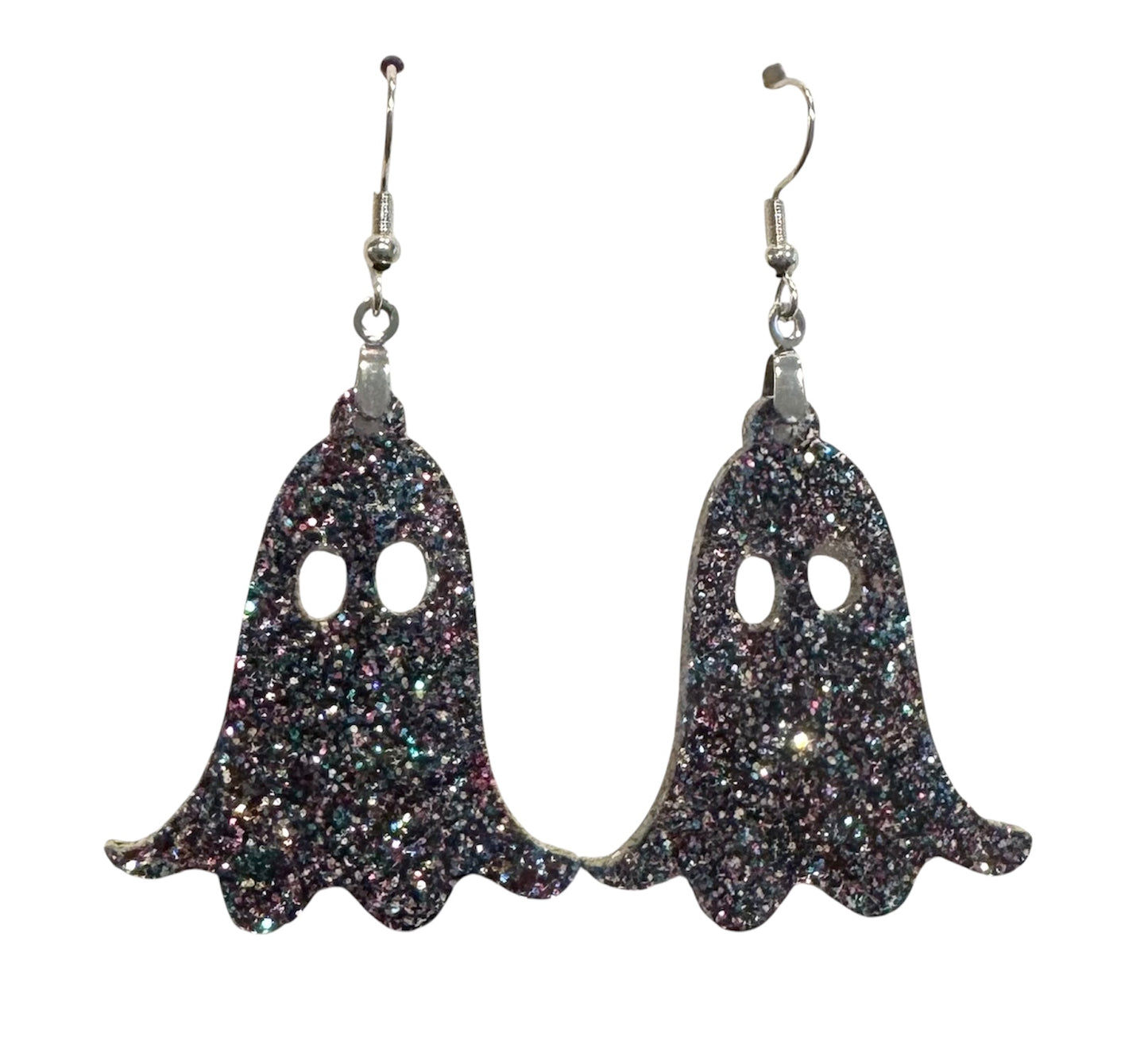 Glitter Ghost Earrings – Dangle Style