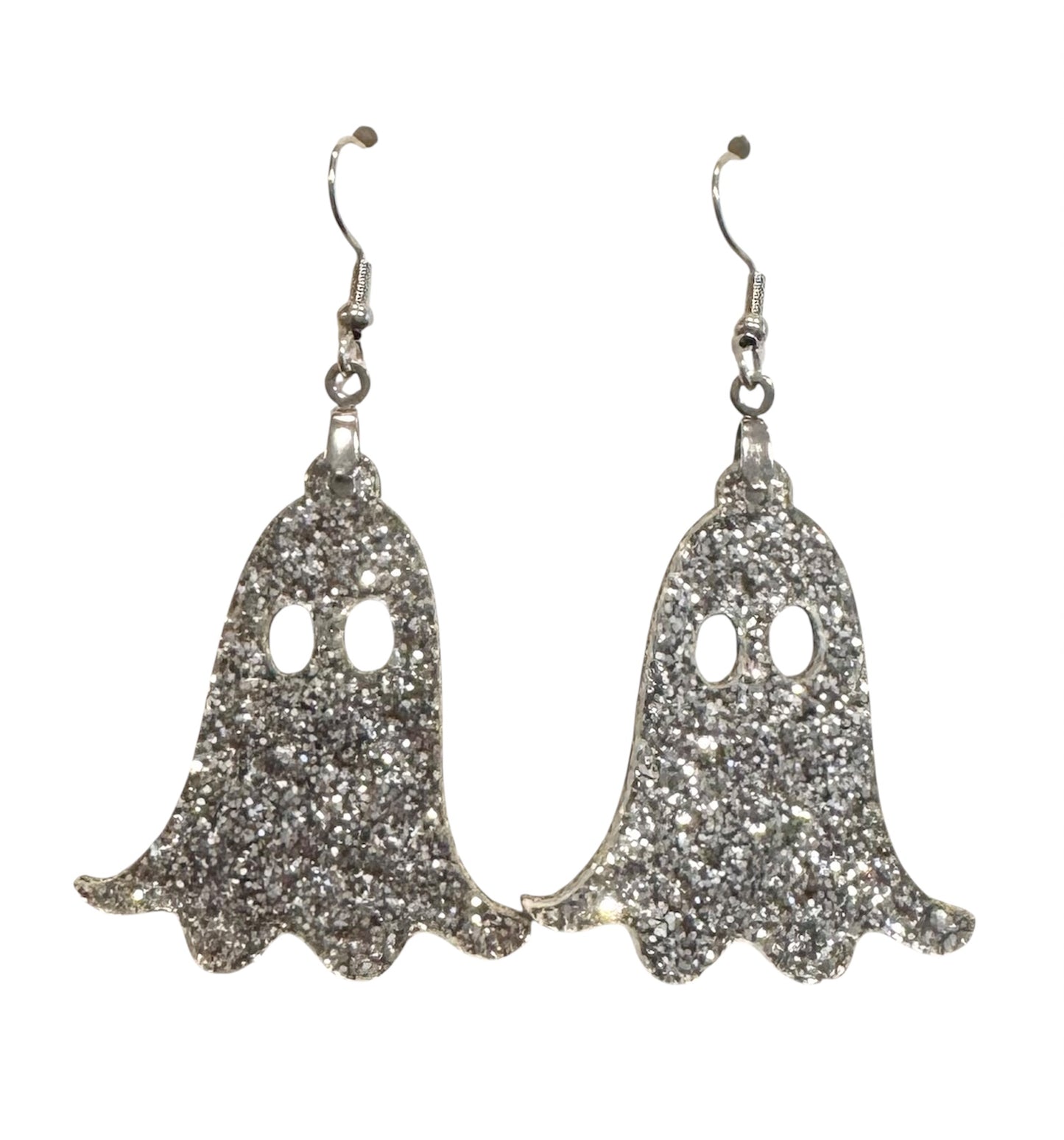 Glitter Ghost Earrings – Dangle Style