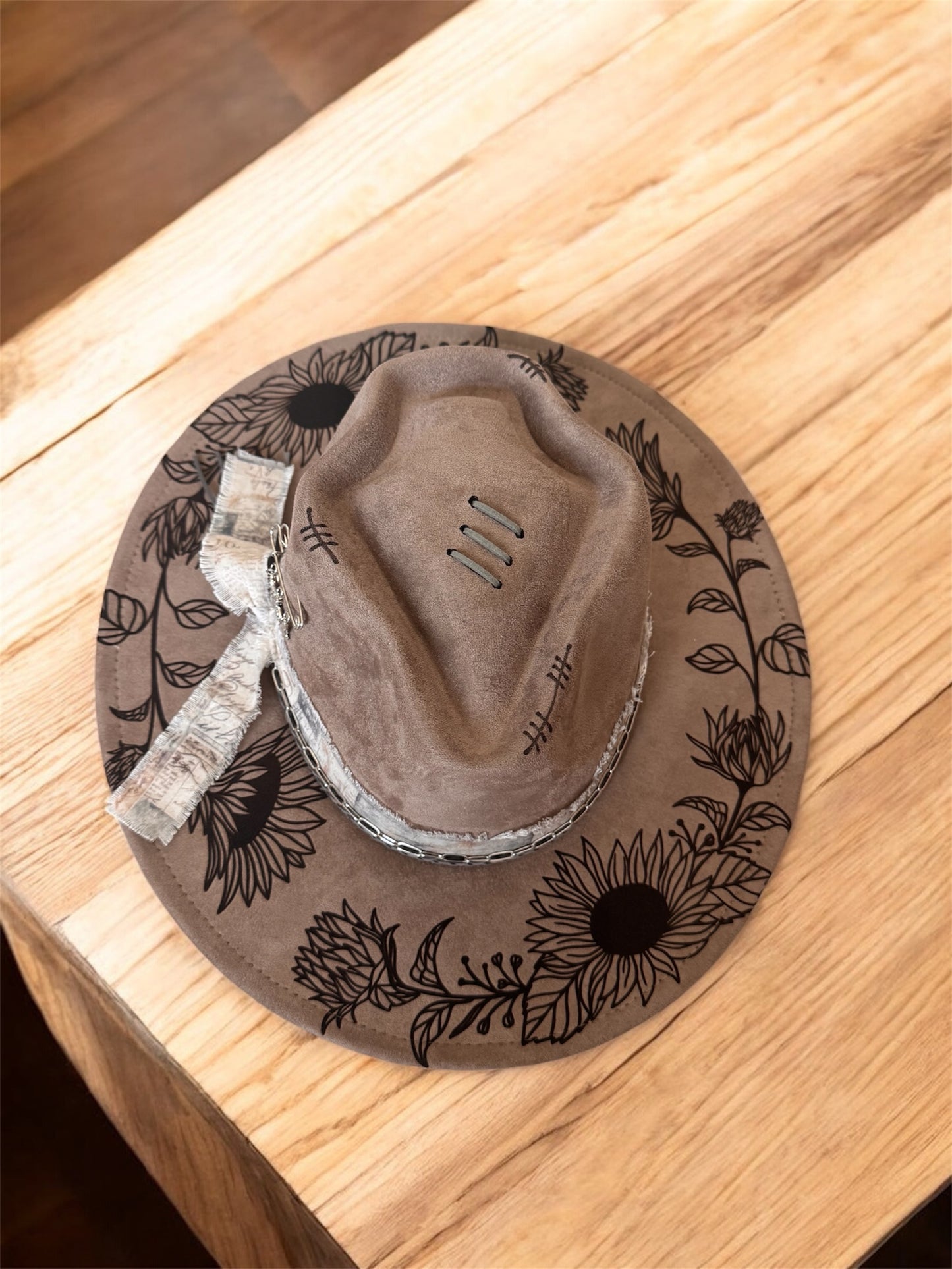Wide Brim Fedora Hat