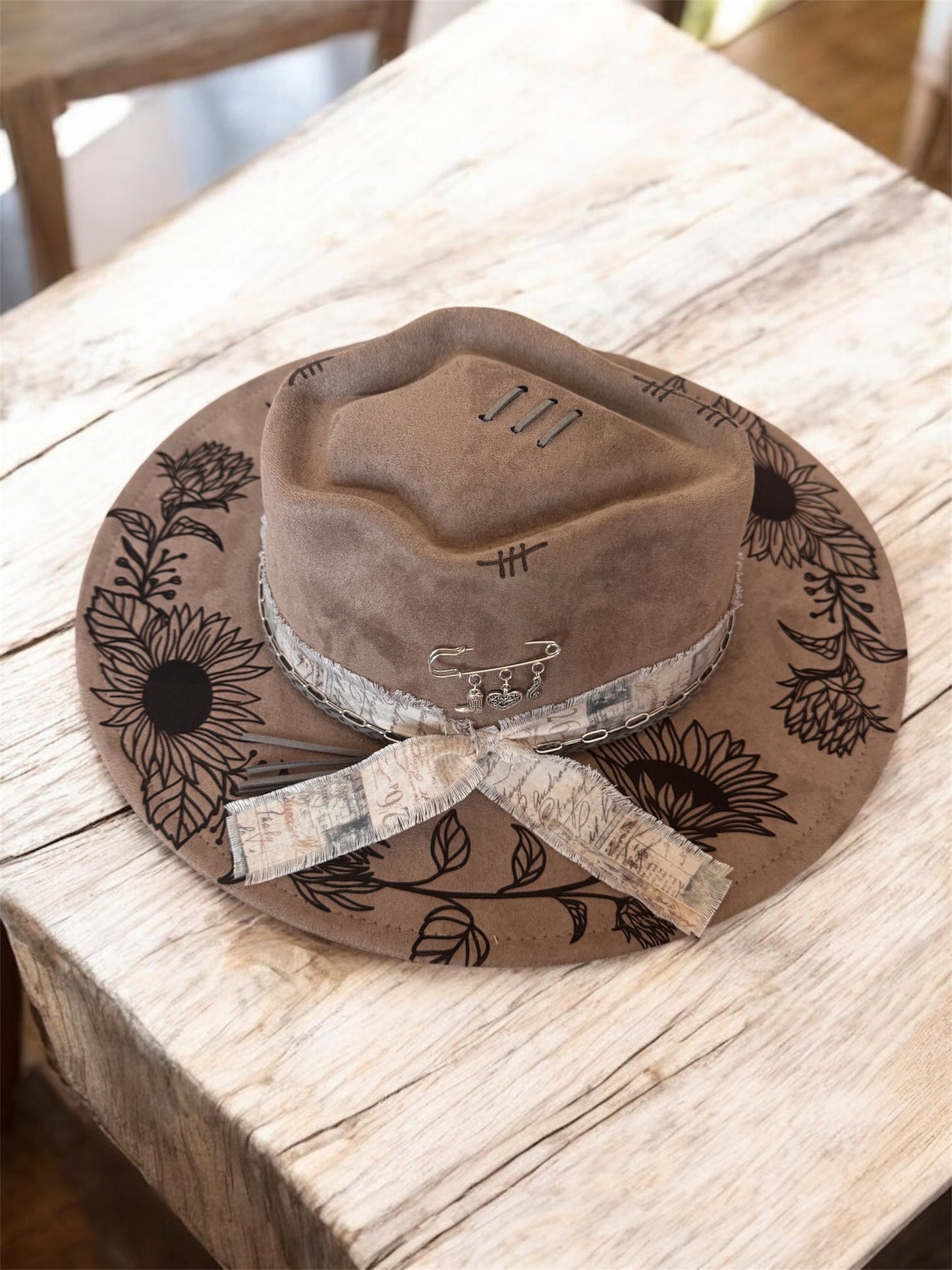 Wide Brim Fedora Hat
