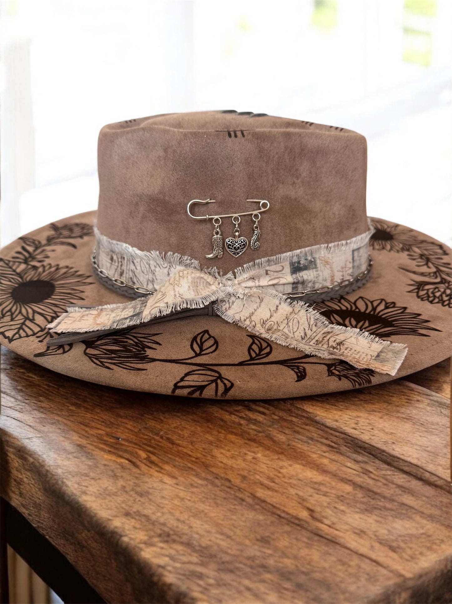 Wide Brim Fedora Hat