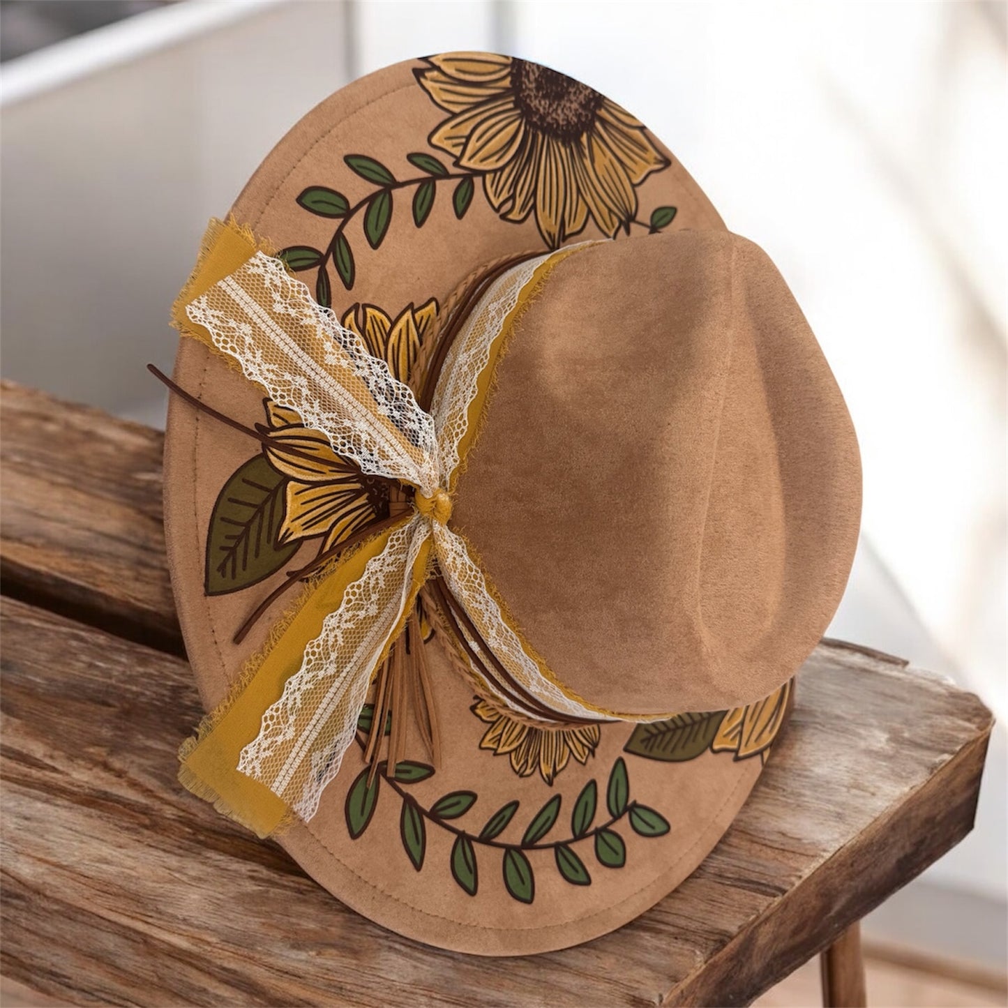 Wide Brim Fedora Hat