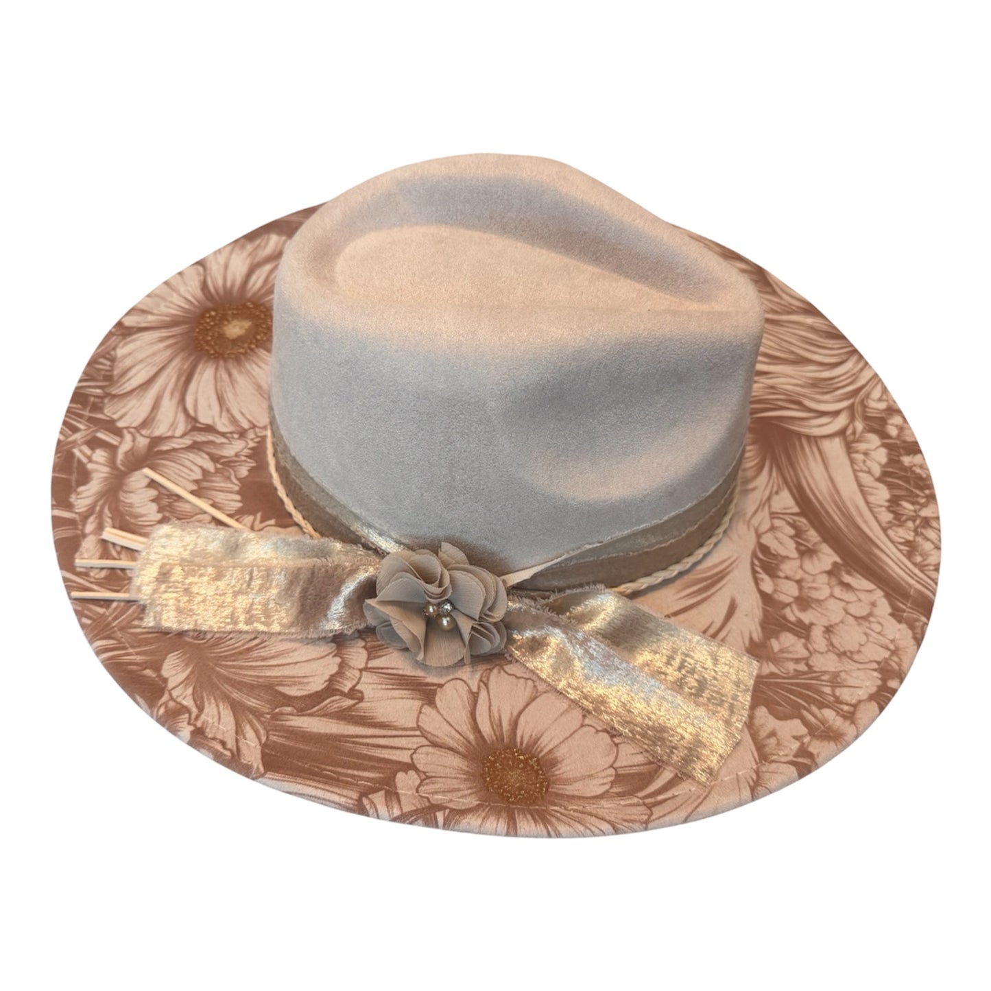 Wide Brim Fedora Hat